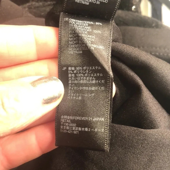 Forever 21 black sequin one shoulder dress - Picture 8 of 9